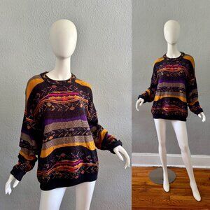 Mens Vintage CARLO ALBERTO Australian Designer Sweater Top XL